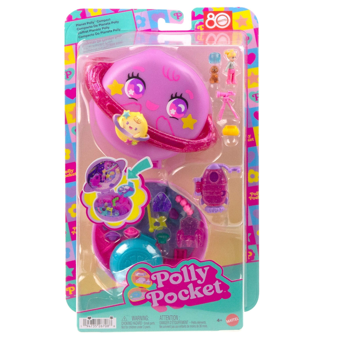 Polly Pocket Set de Juego Compacto de Planeta Polly