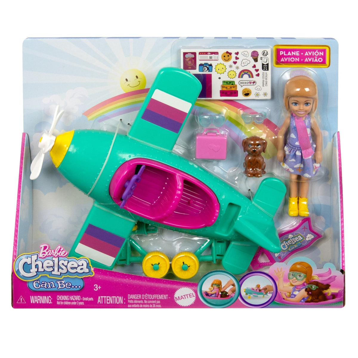 Barbie Set de Juego Chelsea Piloto de Avión