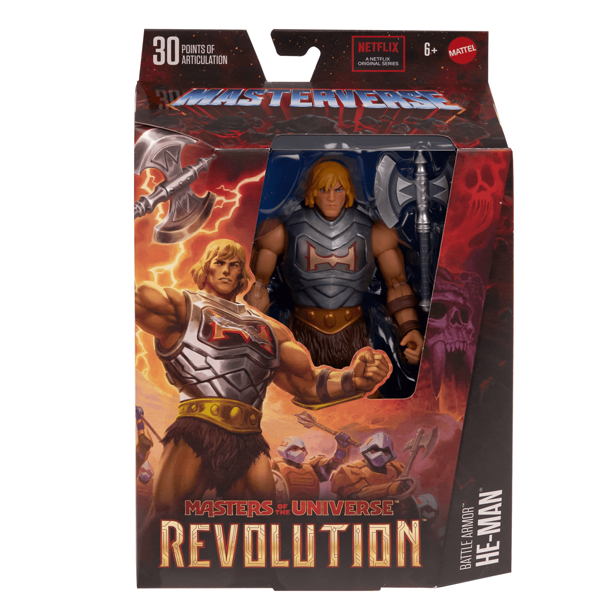 Masters Of The Universe: Revolution Masterverse Battle Armor He-Man Action Figure Toy