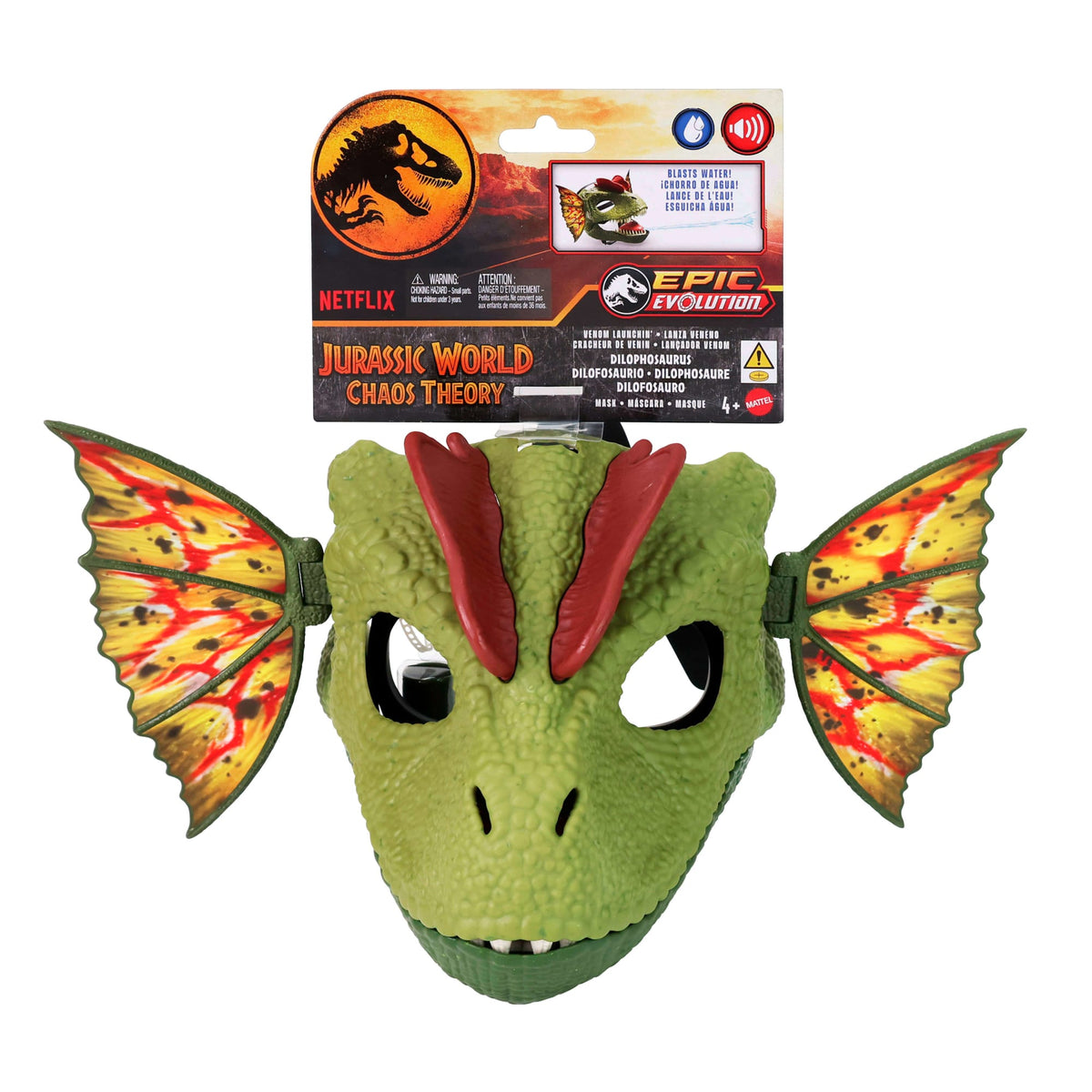 Jurassicworld-Dilophosaurus Lanceur de Venin-Masque