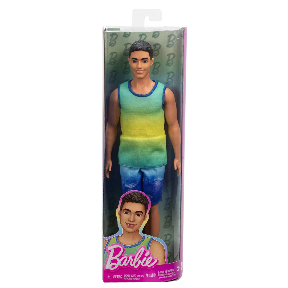 Barbie Fashionista Muñeco Ken Playera de Tirantes y Short