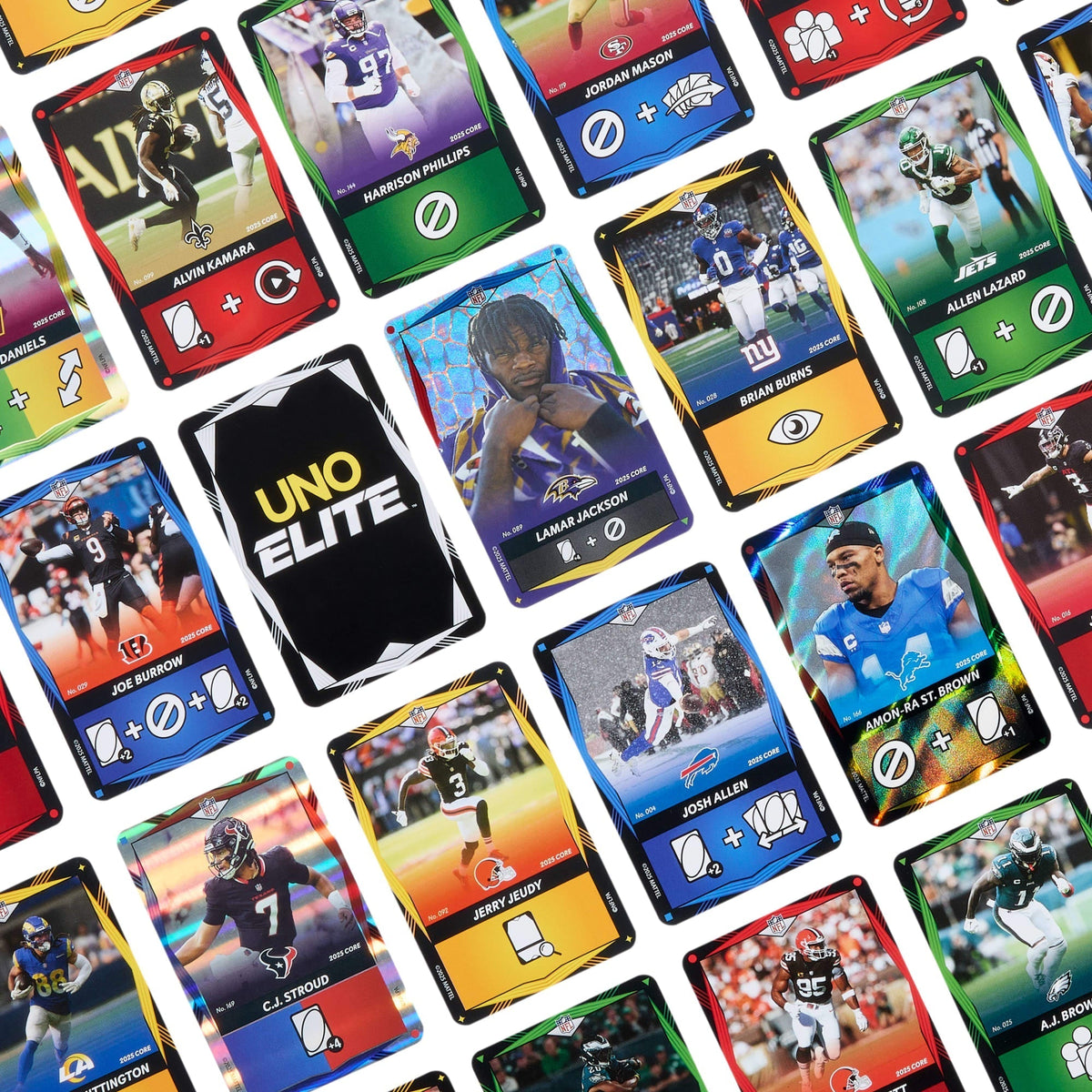 UNO Elite NFL Juego de Cartas Starter Pack