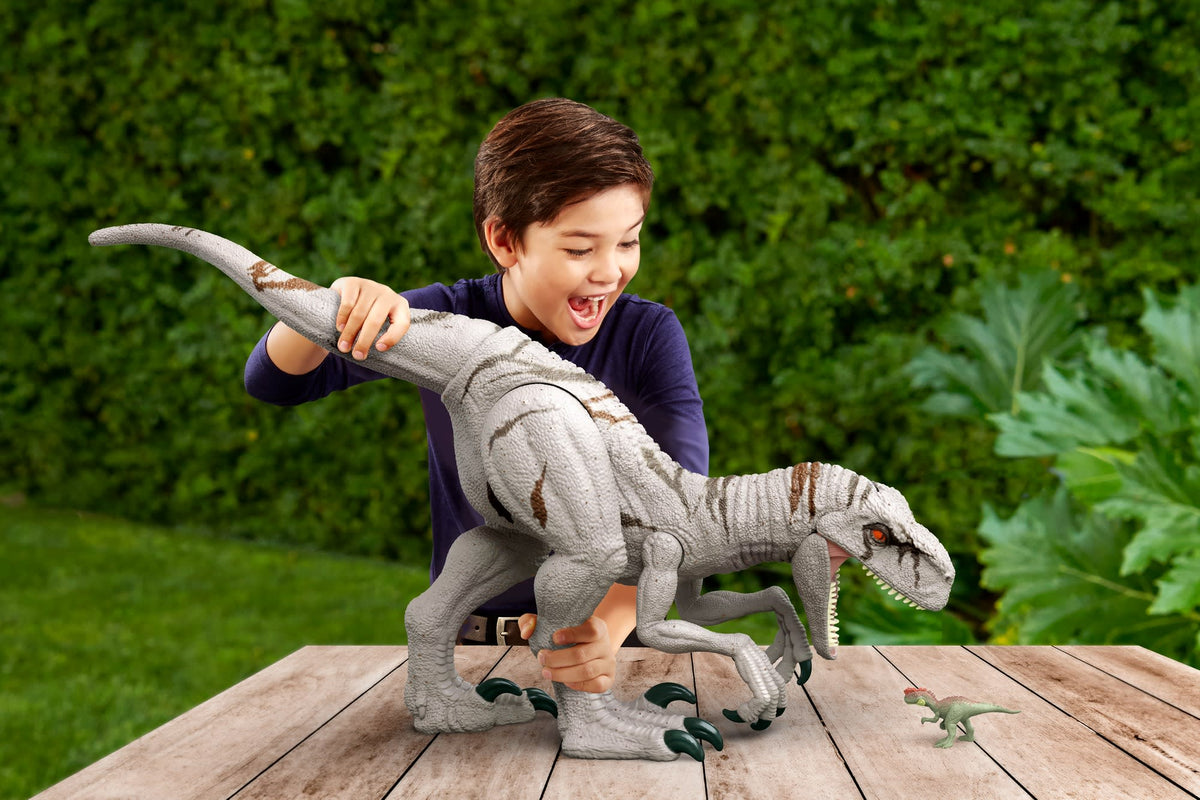 Jurassic World- Dino de Course Super Colossal, 4Ans et Plus