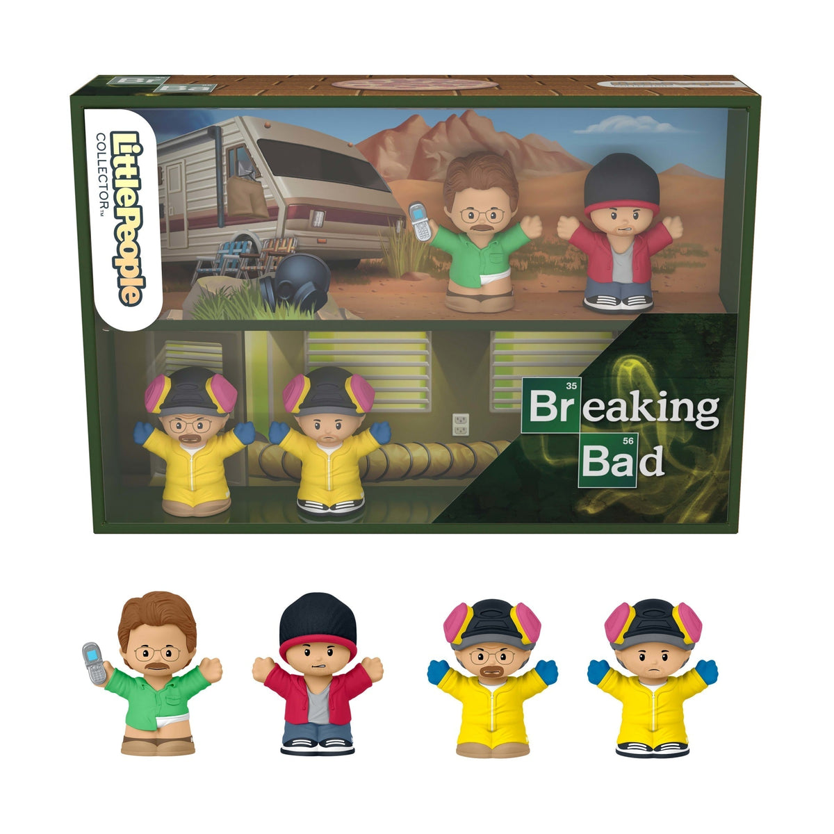 Little People Collector Breaking Bad Tv Show Special Edition Set For Adults & Fans, 5 Figures