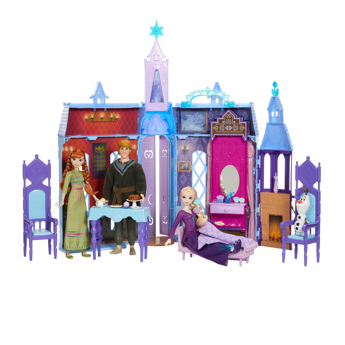 Disney Frozen Ultimate Arendelle Adventure With Portable Castle Playset, 3 Dolls & 25+ Accessories