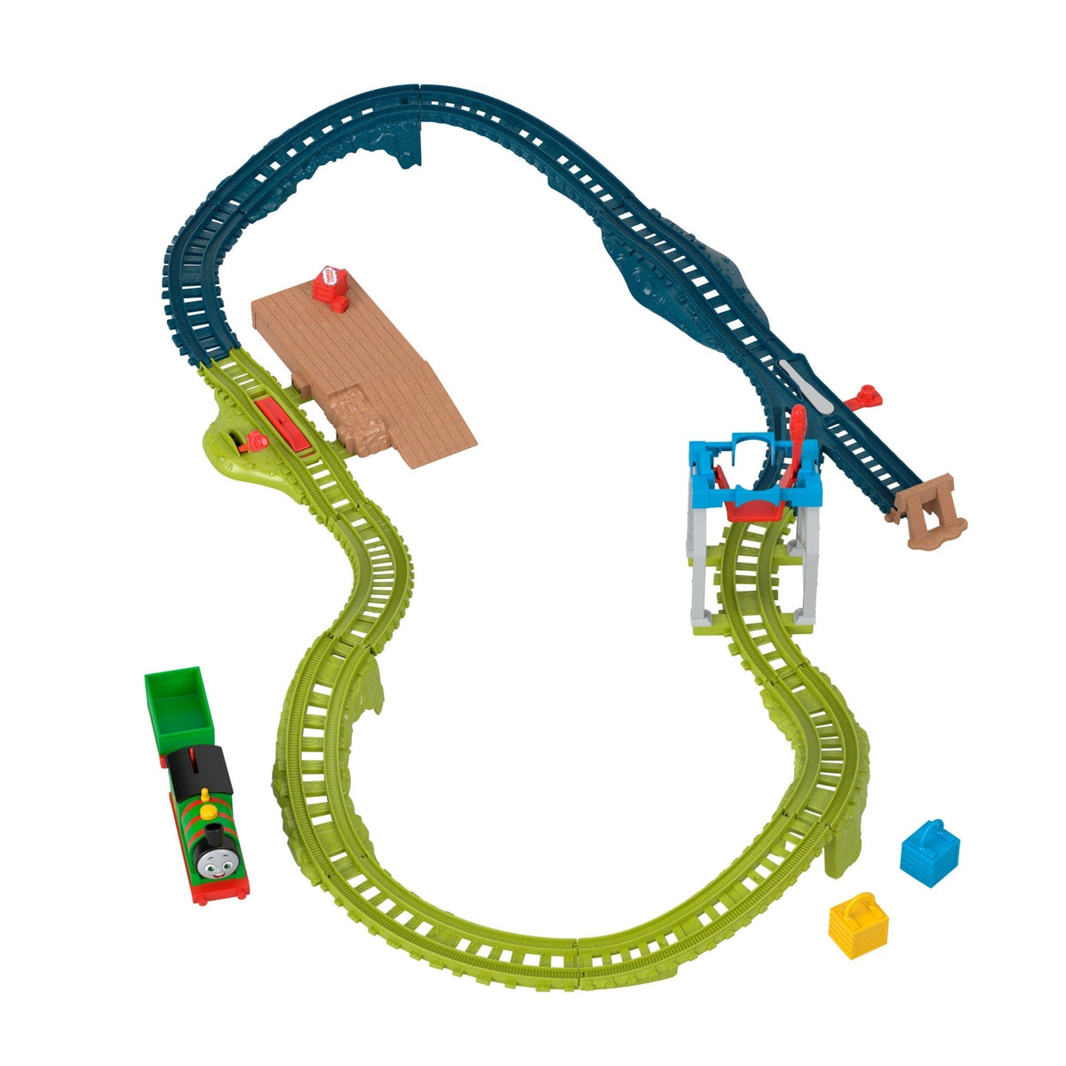 Thomas & Friends Percy's Parcel Loop Motorized Train And Track Set For Preschool Kids