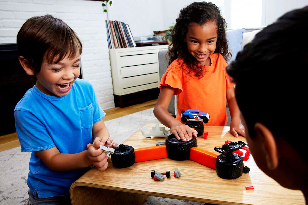 Hot Wheels Jeux Pour enfants Build ‘N Slam | Jeu de Véhicules