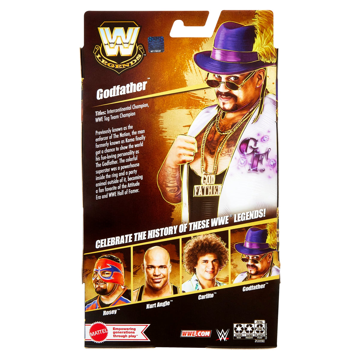 Wwe  Collection Elite  Legends  Série26  Figurine  Godfather