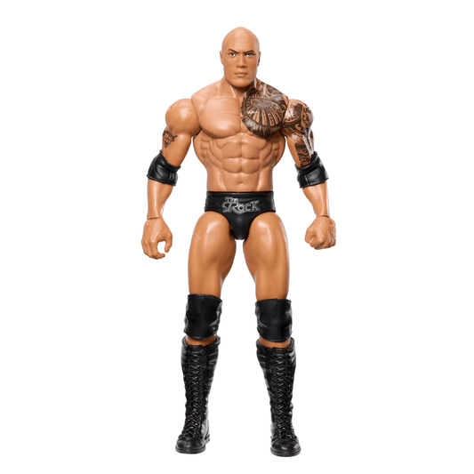WWE The Rock Action Figure, 6-inch Collectible Superstar With Articulation & Life-Like Look