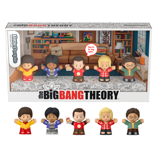 Little People Collector The Big Bang Theory TV Show Special Edition Set, 5 Figures