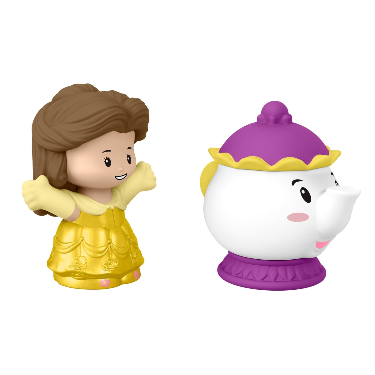 Little People Disney Princesa Juguete para Bebés Figuras de Bella y Potts