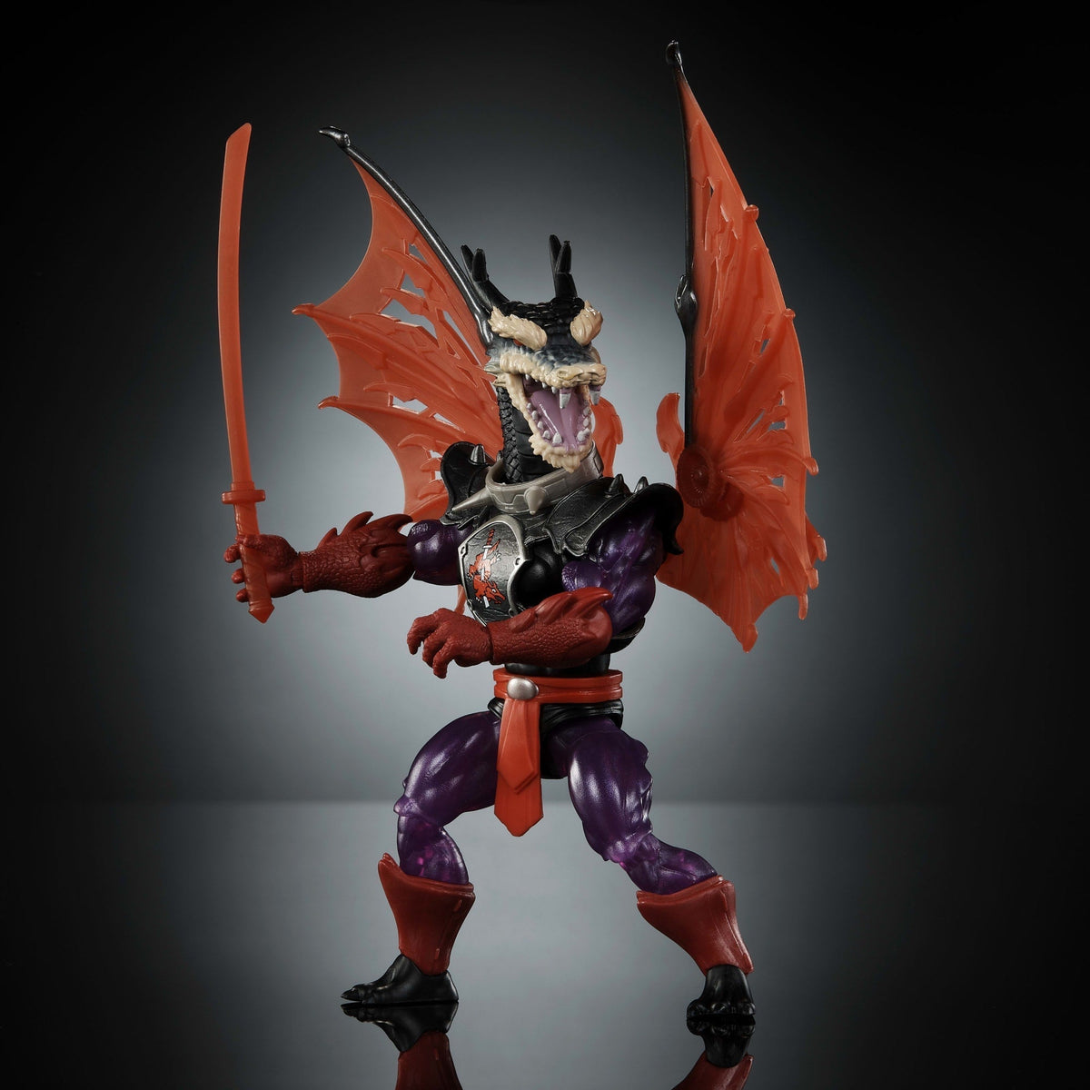 Masters of the Universe Tartarugas of Grayskull Figura de Ação Mutated Ninjor de 5.5 polegadas