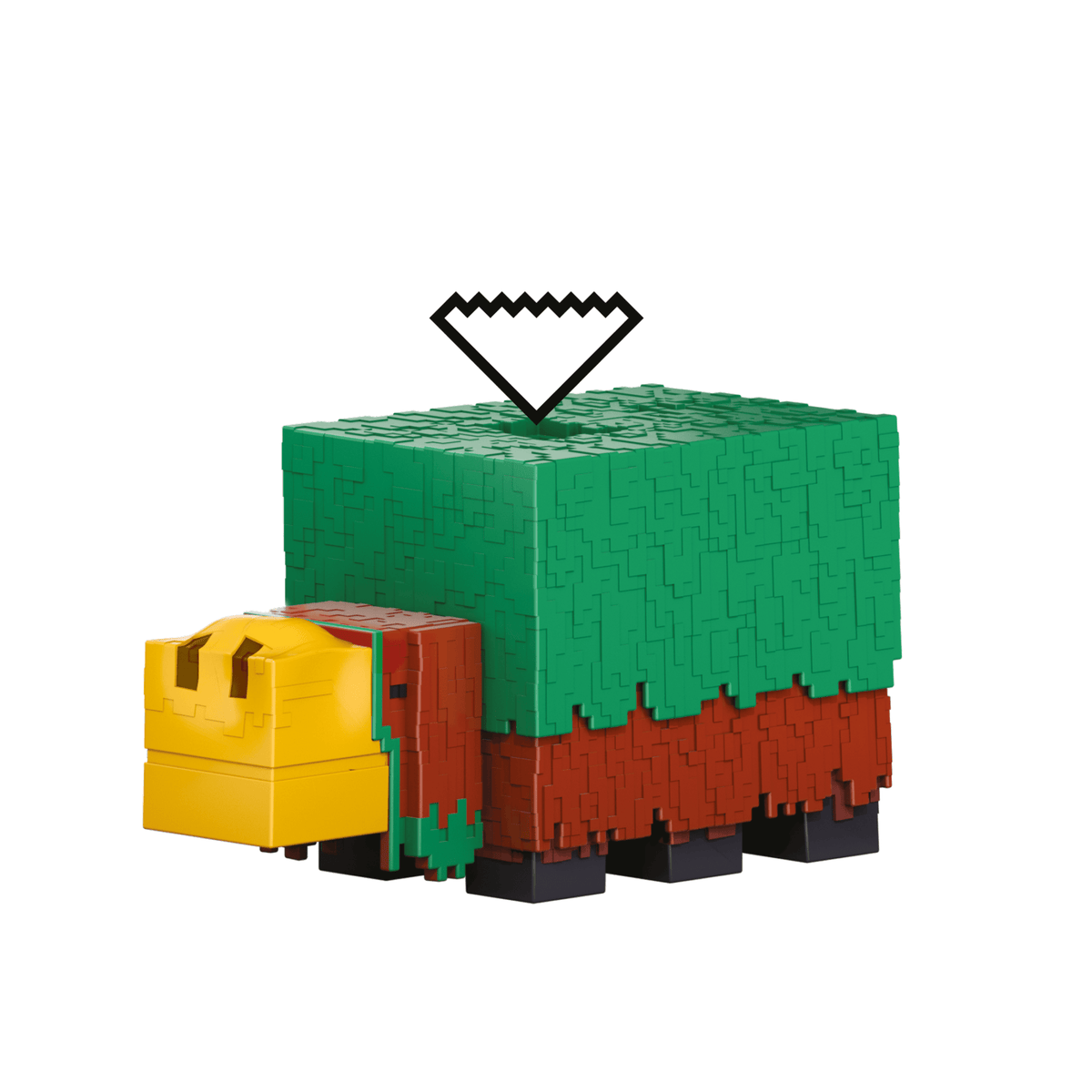 Minecraft-Renifleur Figurine Articulée 8,25Cm Avec Sons Tirés du Jeu