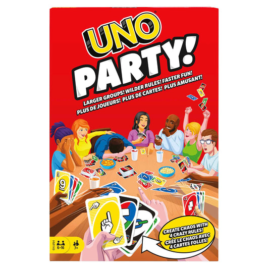 Uno® Party!  Jeu de Cartes Familial Pour enfants et Adultes